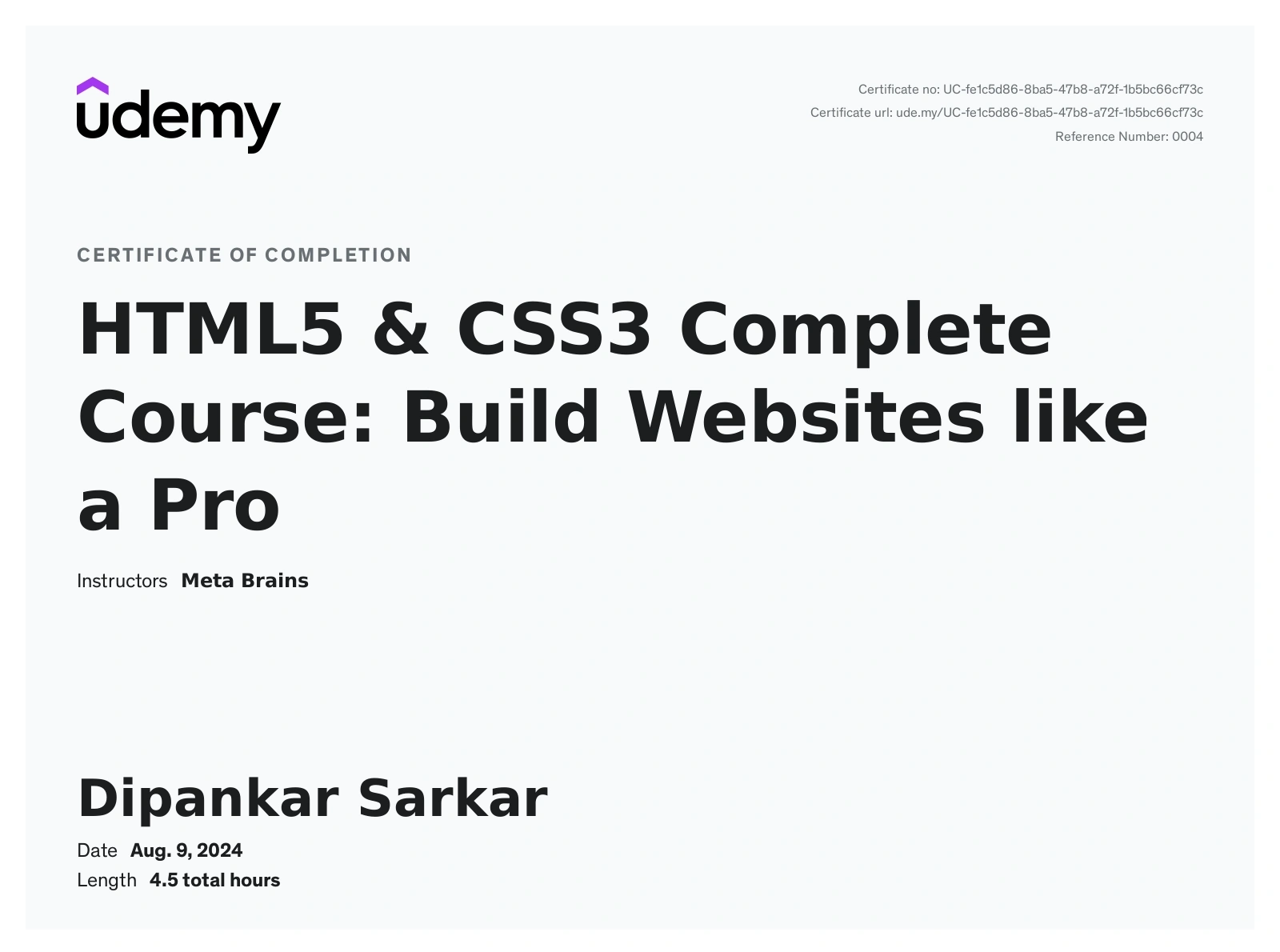 Wordpress developer certificate